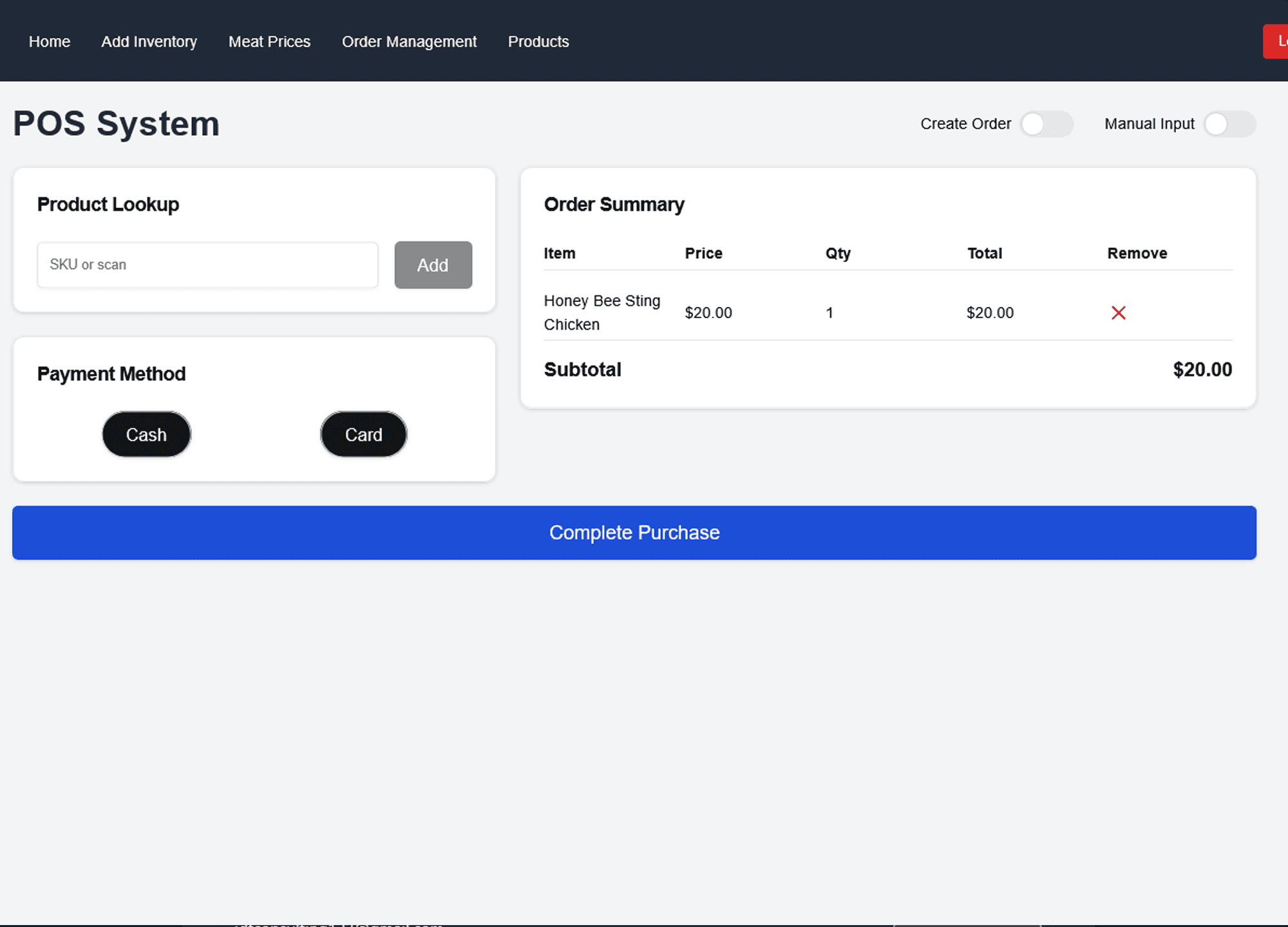 Dutch Hill Farm — Holiday Ordering Platform